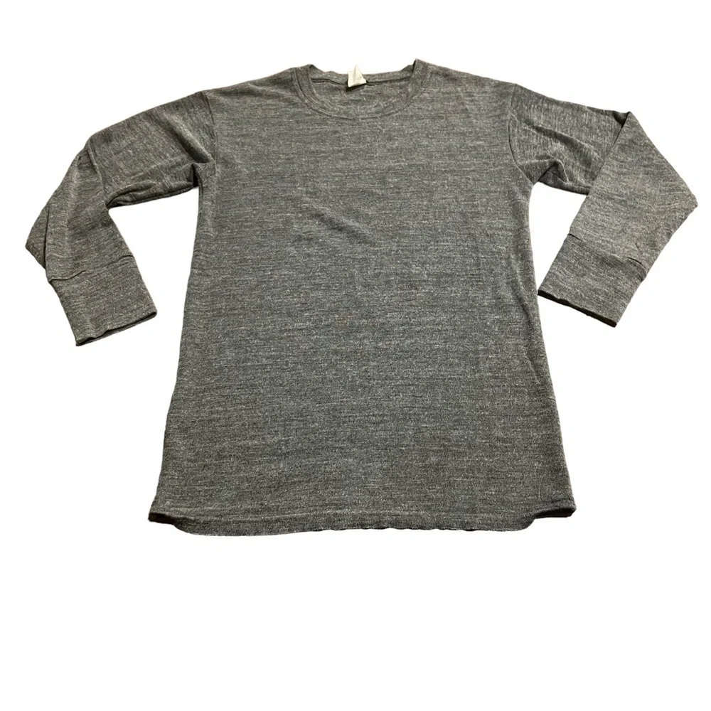 Diamondown Thermal Insulation Long Sleeve Grey Shirt Size Medium
